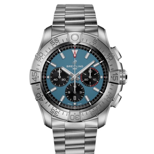 BREITLING スーパー アベンジャー B01 クロノグラフ 46 ブルー文字盤 EB0148101C1E1