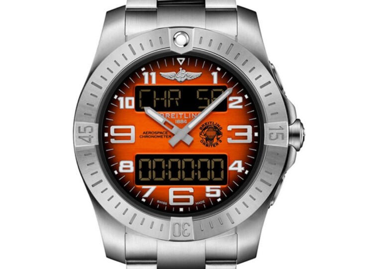 BREITLING エアロスペース B70 オービター オレンジ文字盤 EB70101A1O1E1