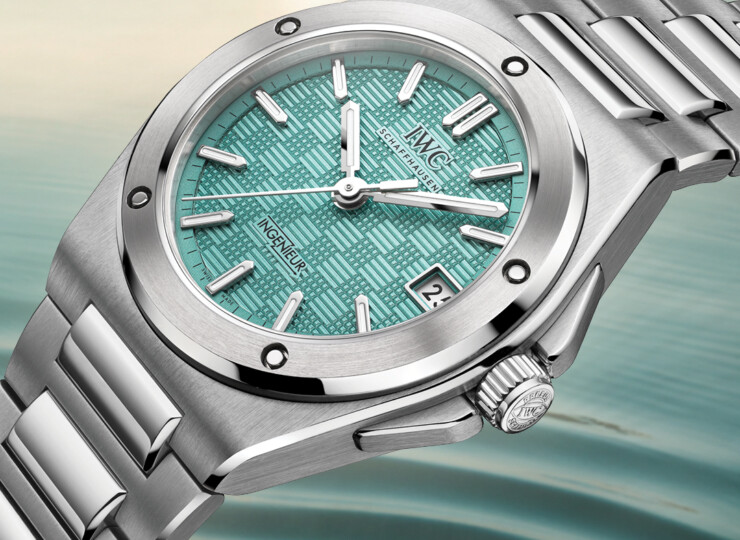 IWC インヂュニア・オートマティック 35 35.1mm プールブルー文字盤 IW324902
