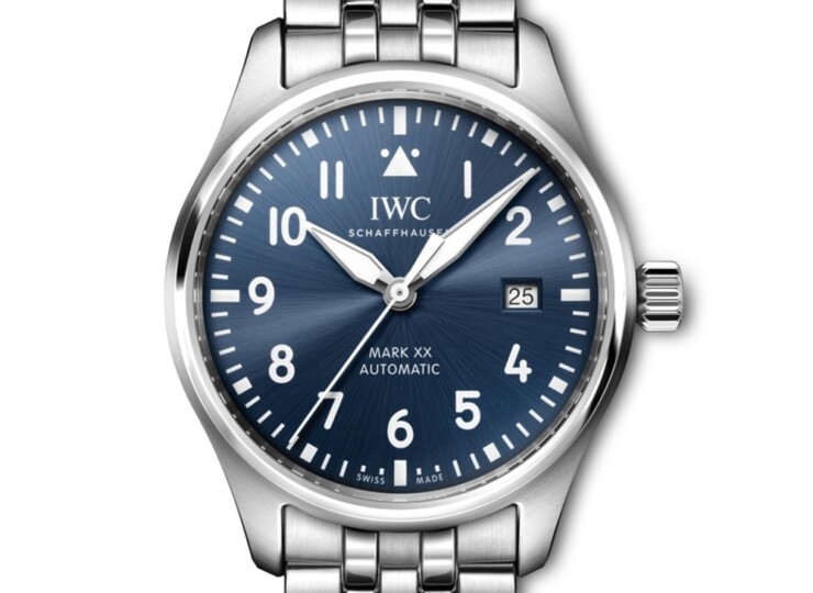 IWC パイロット・ウォッチ・マーク XX 40mm ブルー文字盤 ブレスレット IW328204