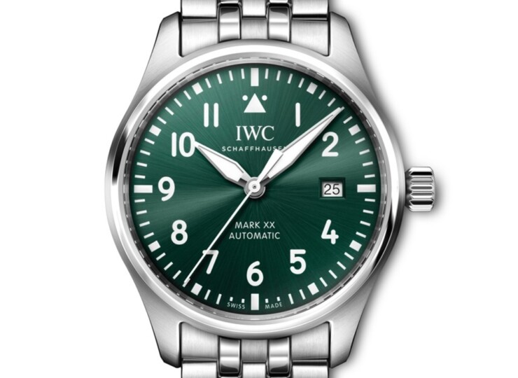 IWC パイロット・ウォッチ・マーク XX 40mm グリーン文字盤 ブレスレット IW328206