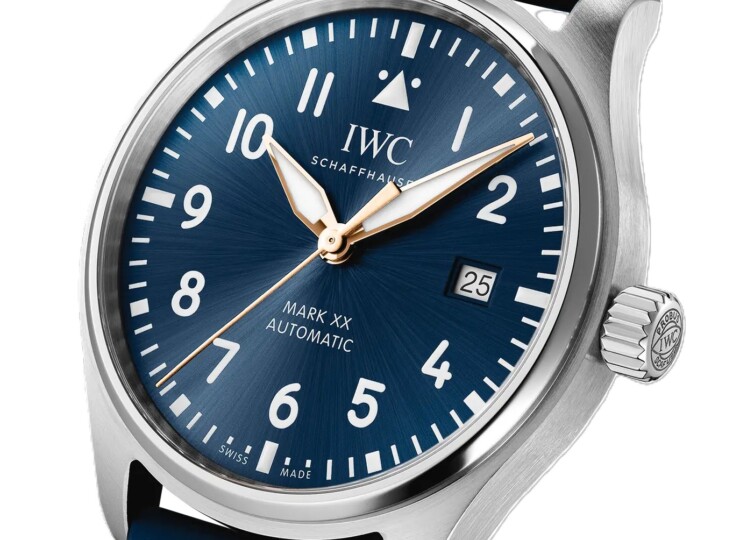 IWC パイロット・ウォッチ・マーク XX “プティ・プランス” 40mm ブルー文字盤 ステンレススティール IW328221