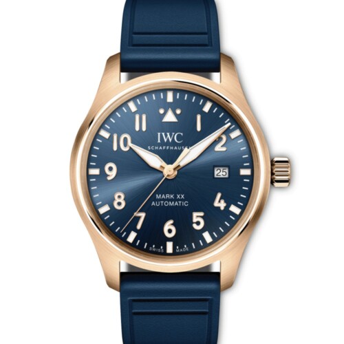 パイロット・ウォッチ・マーク XX “プティ・プランス” 40mm ブルー文字盤 18Kレッドゴールド