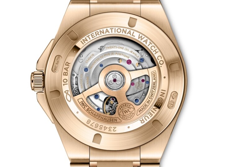 IWC インヂュニア・オートマティック 40mm ブラック文字盤 18Kレッドゴールド IW328702
