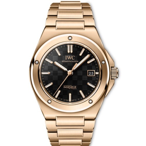 インヂュニア・オートマティック 40mm ブラック文字盤 18Kレッドゴールド