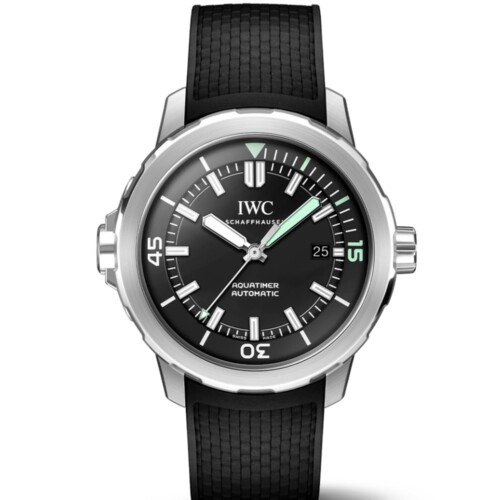 IWC アクアタイマー・オートマティック 42mm ブラック文字盤 ラバー・ストラップ IW328802