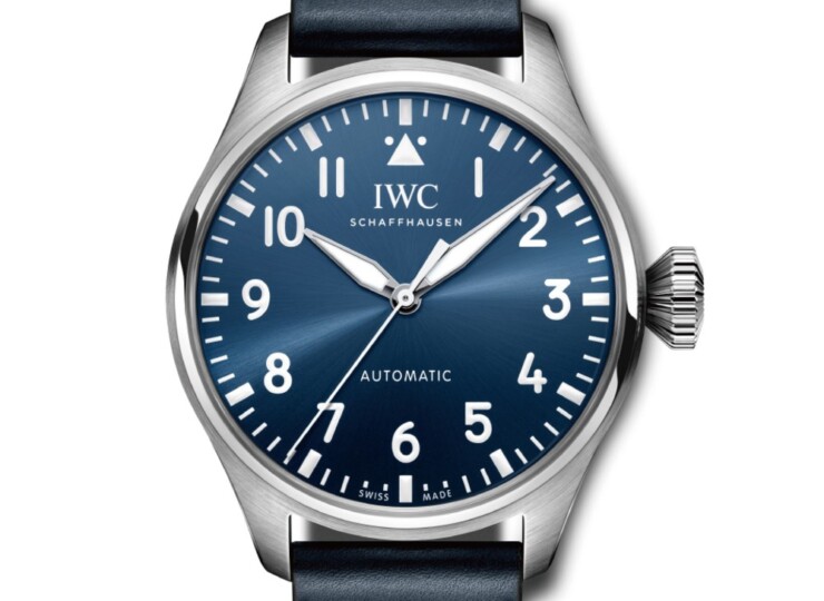 IWC ビッグ・パイロット・ウォッチ 43mm ブルー文字盤 カーフスキン・ストラップ IW329303