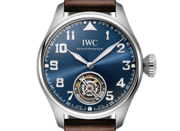 IWC ビッグ・パイロット・ウォッチ 43mm・トゥールビヨン “プティ・プランス” ブルー文字盤 プラチナ IW329501