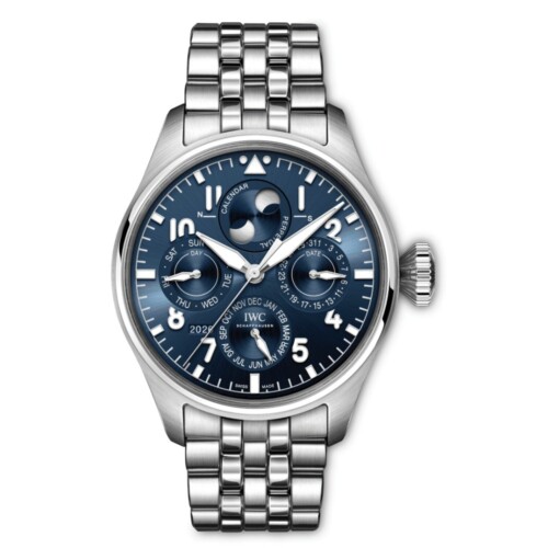 ビッグ・パイロット・ウォッチ・パーペチュアル・カレンダー・プロセット “プティ・プランス” 42mm ブルー文字盤