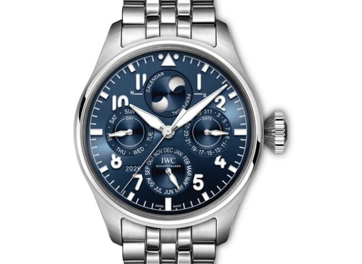 IWC ビッグ・パイロット・ウォッチ・パーペチュアル・カレンダー・プロセット “プティ・プランス” 42mm ブルー文字盤 IW329601
