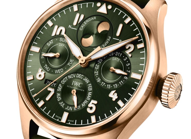 IWC ビッグ・パイロット・ウォッチ・パーペチュアル・カレンダー・プロセット 42mm グリーン文字盤 IW329602