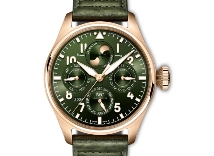 IWC ビッグ・パイロット・ウォッチ・パーペチュアル・カレンダー・プロセット 42mm グリーン文字盤 IW329602