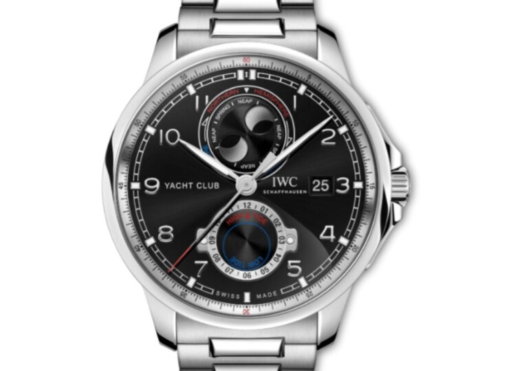 IWC ポルトギーゼ・ヨットクラブ・ムーン&タイド 44.6mm ブラック文字盤 IW344002