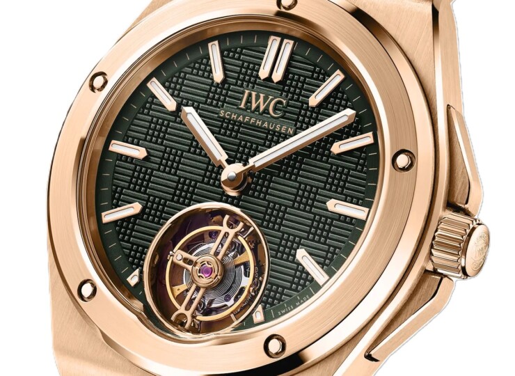 IWC インヂュニア・トゥールビヨン 41 41.6mm ダークオリーブグリーン文字盤 IW345901