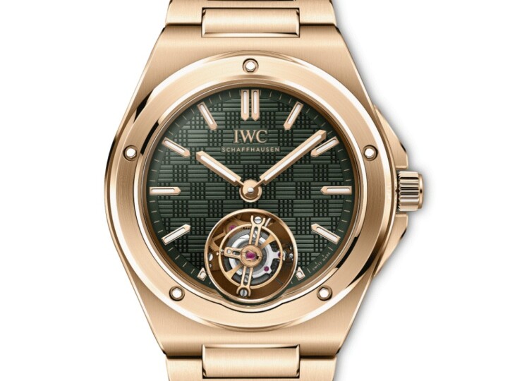 IWC インヂュニア・トゥールビヨン 41 41.6mm ダークオリーブグリーン文字盤 IW345901