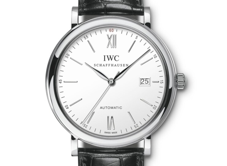 IWC ポートフィノ・オートマティック 40mm シルバー文字盤 ステンレススティール アリゲーター・ストラップ IW356501
