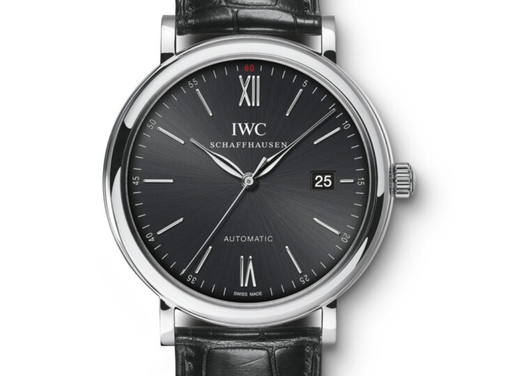 IWC ポートフィノ・オートマティック 40mm ブラック文字盤 アリゲーター・ストラップ IW356502