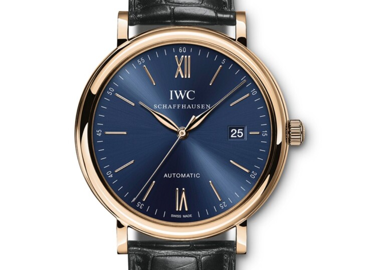 IWC ポートフィノ・オートマティック 40mm ブルー文字盤 18Kレッドゴールド IW356522