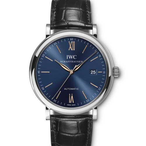 ポートフィノ・オートマティック 40mm ブルー文字盤 ステンレススティール