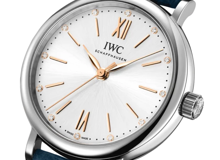IWC ポートフィノ・オートマティック 34mm シルバー文字盤 ステンレススティール カーフスキン・ストラップ IW357411