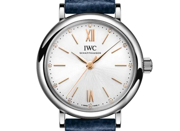 IWC ポートフィノ・オートマティック 34mm シルバー文字盤 ステンレススティール カーフスキン・ストラップ IW357411