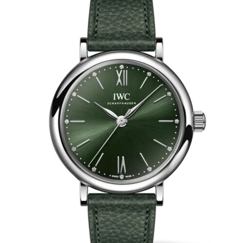 ポートフィノ・オートマティック 34mm グリーン文字盤 ステンレススティール