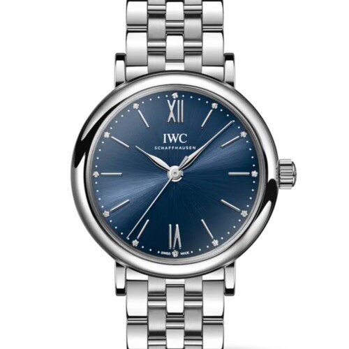 ポートフィノ・オートマティック 34mm ブルー文字盤