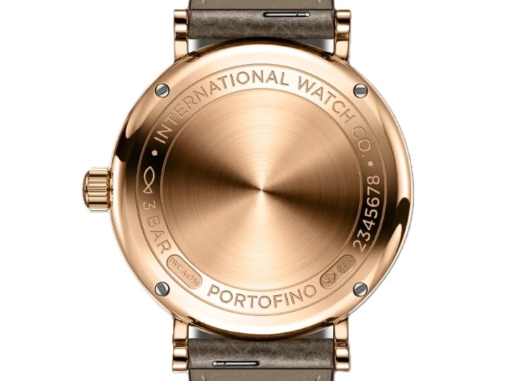 IWC ポートフィノ・オートマティック 34mm シルバー文字盤 18Kレッドゴールド カーフスキン・ストラップ IW357414