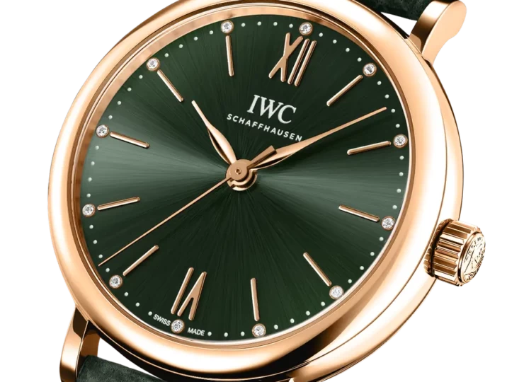 IWC ポートフィノ・オートマティック 34mm グリーン文字盤 18Kレッドゴールド IW357415
