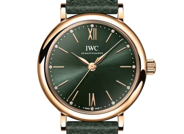 IWC ポートフィノ・オートマティック 34mm グリーン文字盤 18Kレッドゴールド IW357415