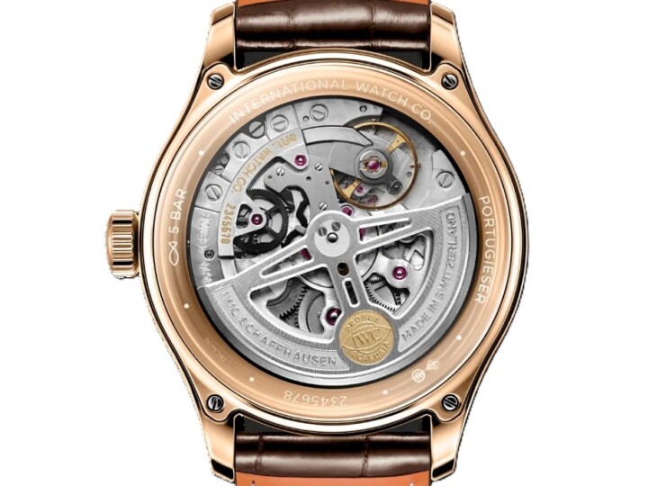 IWC ポルトギーゼ・オートマティック 40 40.4mm シルバー文字盤 18Kレッドゴールド アリゲーター・ストラップ IW358404