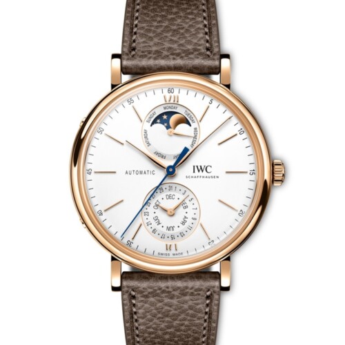 ポートフィノ・コンプリート・カレンダー 41mm シルバー文字盤 18Kレッドゴールド