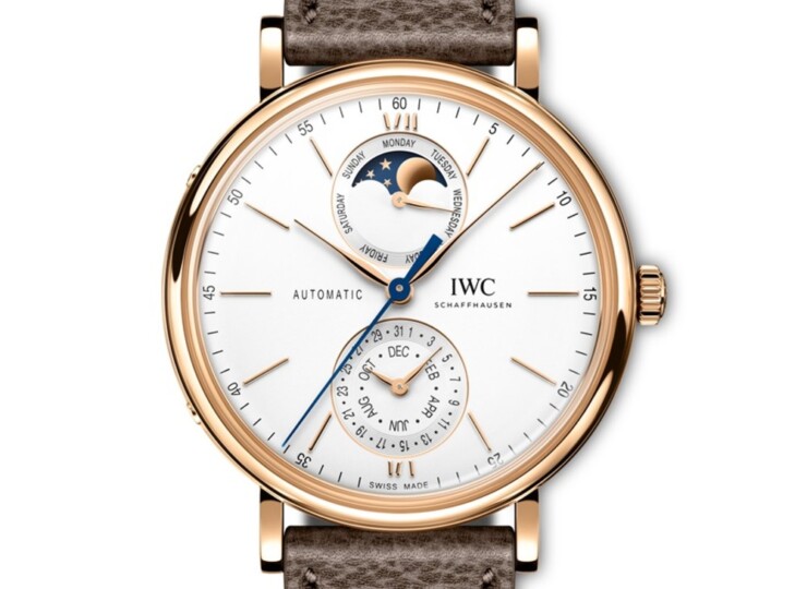 IWC ポートフィノ・コンプリート・カレンダー 41mm シルバー文字盤 18Kレッドゴールド IW359002