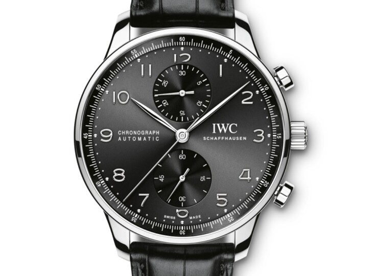 IWC ポルトギーゼ・クロノグラフ 41mm ブラック文字盤 ステンレススティール IW371609