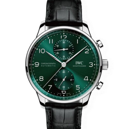 ポルトギーゼ・クロノグラフ 41mm グリーン文字盤
