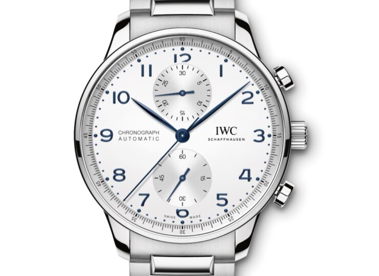 IWC ポルトギーゼ・クロノグラフ 41mm シルバー文字盤 ステンレススティール ブレスレット IW371617