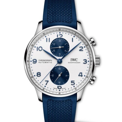ポルトギーゼ・クロノグラフ 41mm ホワイト文字盤