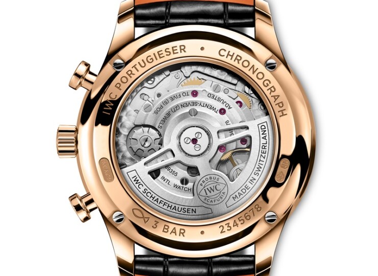IWC ポルトギーゼ・クロノグラフ 41mm ブラック文字盤 18Kレッドゴールド IW371625