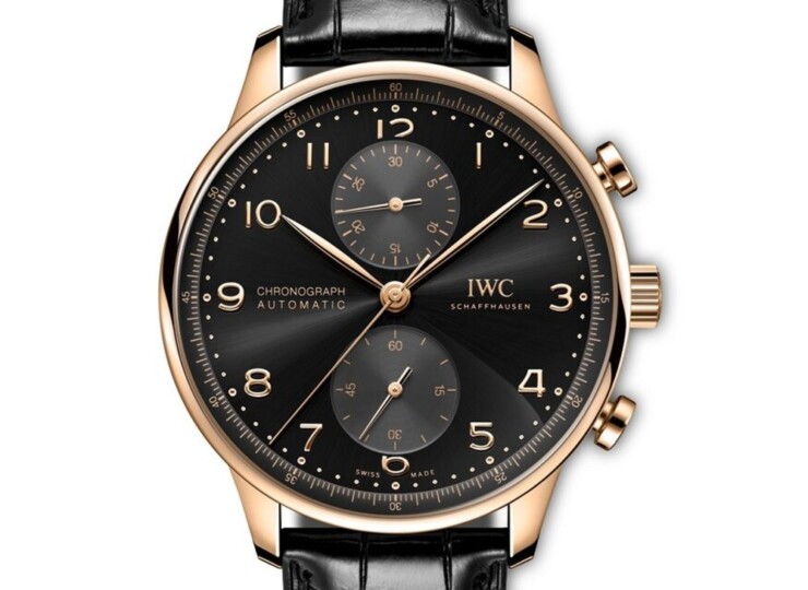 IWC ポルトギーゼ・クロノグラフ 41mm ブラック文字盤 18Kレッドゴールド IW371625