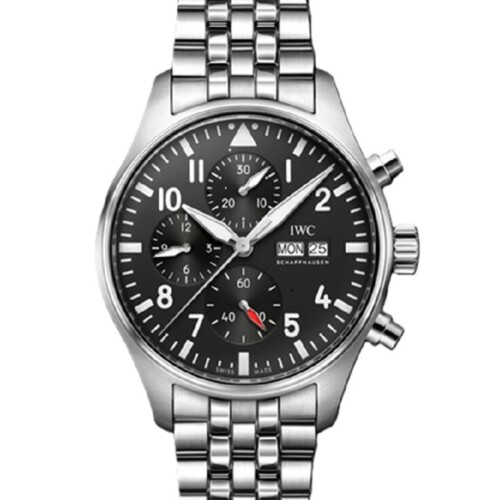 パイロット・ウォッチ・クロノグラフ 43mm ブラック文字盤 ブレスレット