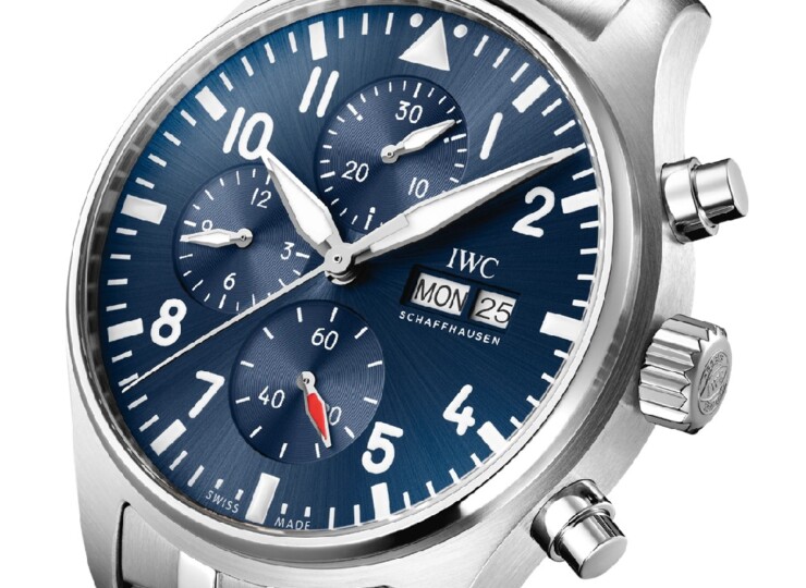 IWC パイロット・ウォッチ・クロノグラフ 43mm ブルー文字盤 ブレスレット IW378004