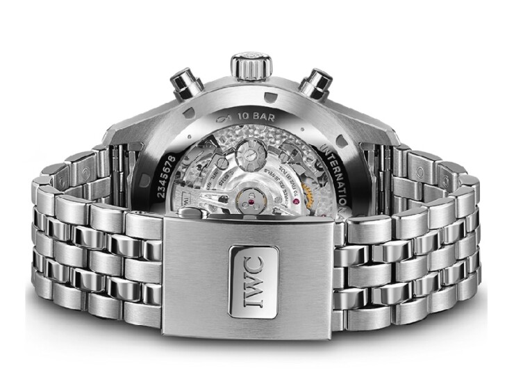IWC パイロット・ウォッチ・クロノグラフ 43mm グリーン文字盤 ブレスレット IW378006