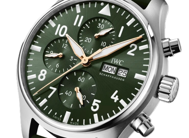 IWC パイロット・ウォッチ・クロノグラフ 43mm オリーブグリーン文字盤 IW378008