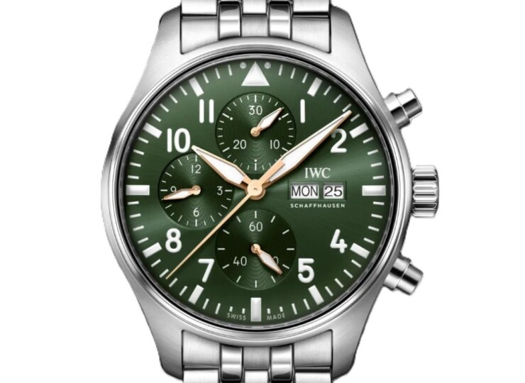 IWC パイロット・ウォッチ・クロノグラフ 43mm オリーブグリーン文字盤 IW378008