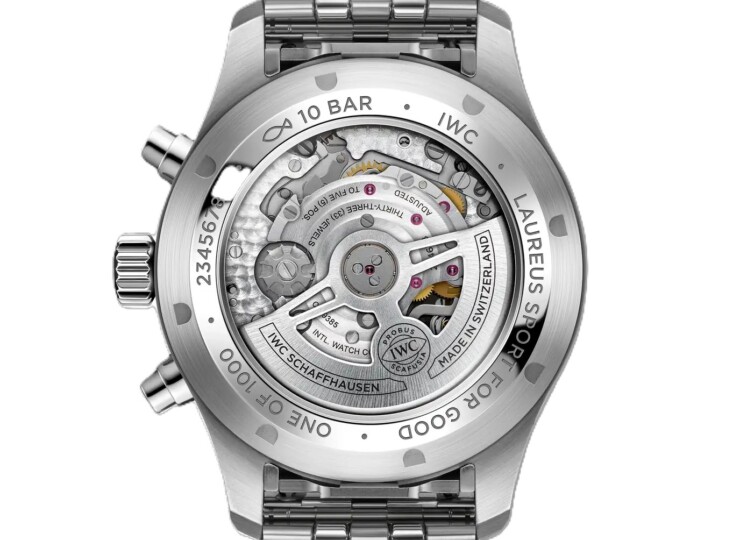 IWC パイロット・ウォッチ・クロノグラフ・ローレウス 43mm ブルー文字盤 IW378010