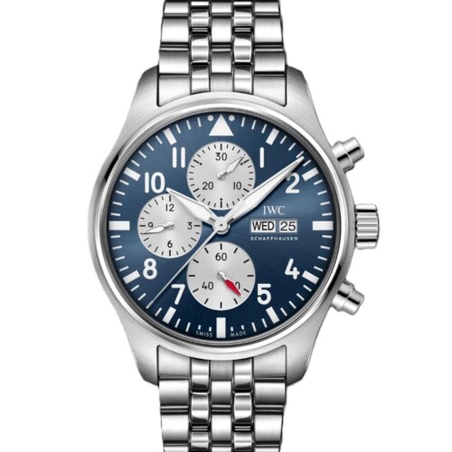パイロット・ウォッチ・クロノグラフ・ローレウス 43mm ブルー文字盤