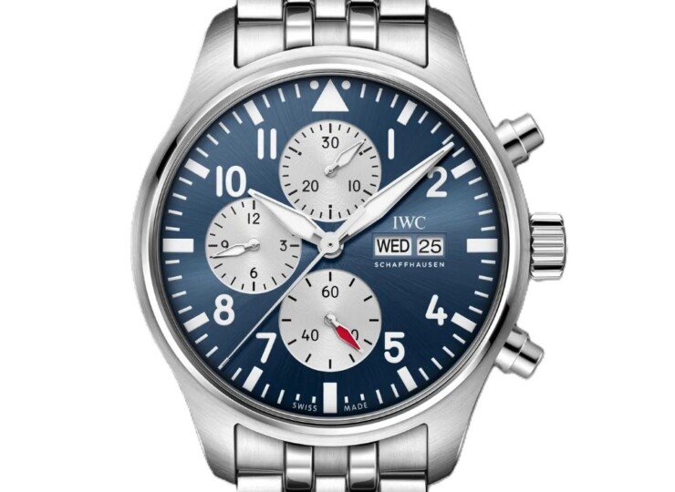 IWC パイロット・ウォッチ・クロノグラフ・ローレウス 43mm ブルー文字盤 IW378010