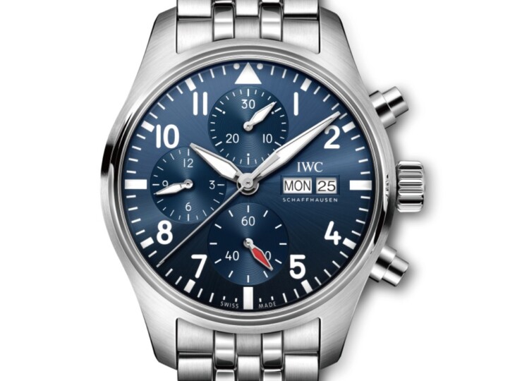 IWC パイロット・ウォッチ・クロノグラフ 41mm ブルー文字盤 ブレスレット IW388102