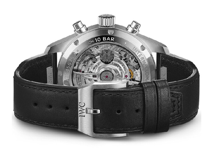 IWC パイロット・ウォッチ・クロノグラフ 41mm ブラック文字盤 カーフスキン・ストラップ IW388111