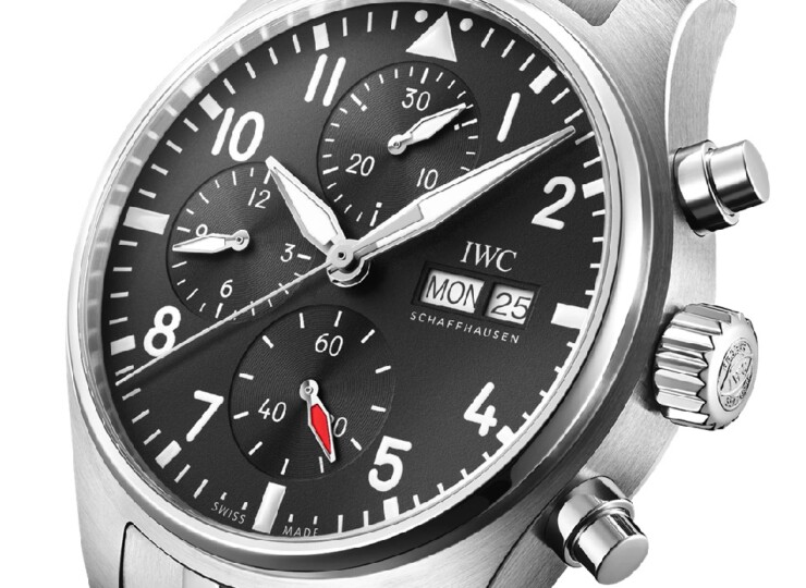 IWC パイロット・ウォッチ・クロノグラフ 41mm ブラック文字盤 ブレスレット IW388113